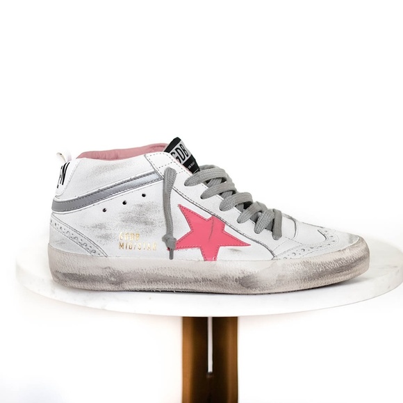 Golden Goose Shoes - Golden Goose Deluxe Brand Mid Star Sneakers